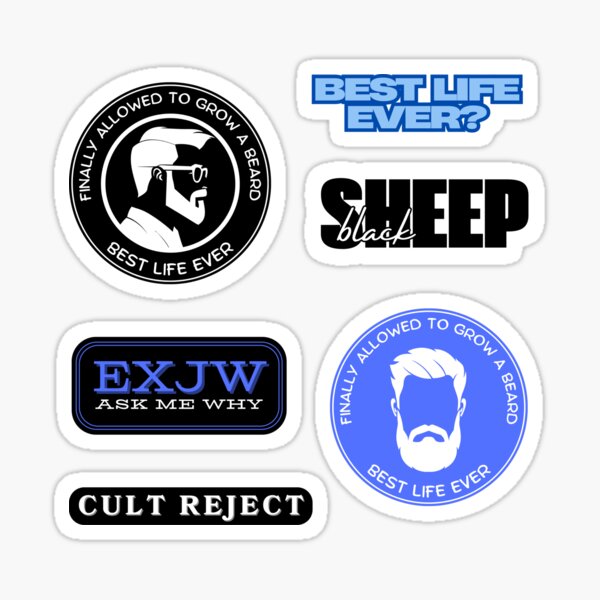 Item preview, Best Life Ever Sticker Pack designed and sold by Shunned ExJw.