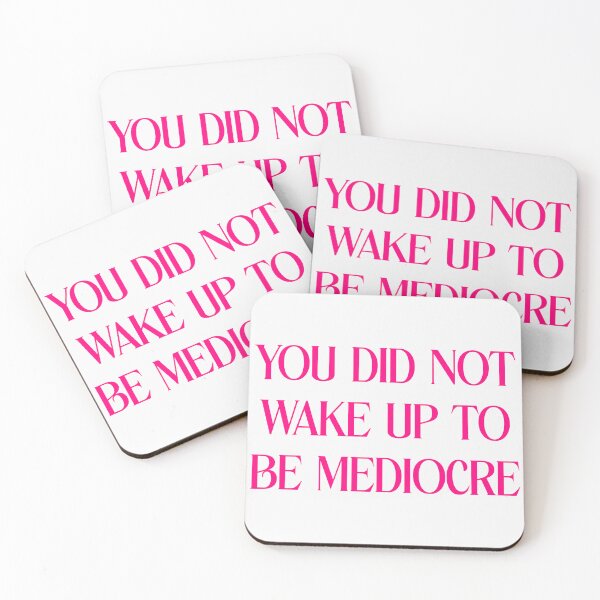 Item preview, You Did Not Wake Up To Be Mediocre - Unleash Your Potential designed and sold by dezignzbymadz.