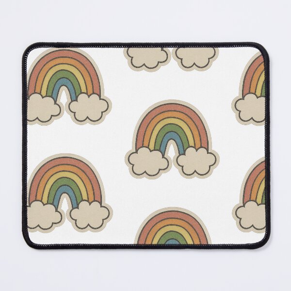 Item preview, Rainbow & Clouds Doodle Sticker designed and sold by Queer Designs.
