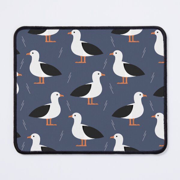 Item preview, Albatrosses on blue designed and sold by reneesillus.