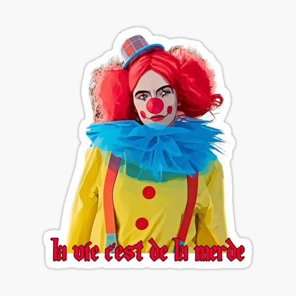 Item preview, Villanelle as a Clown designed and sold by RuthandRose.