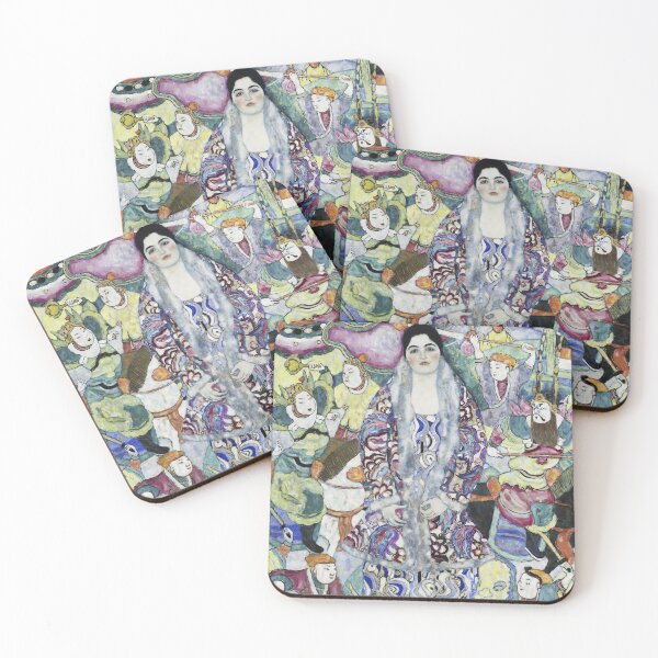 Item preview, Portrait of Friederike Maria Beer by Gustav Klimt (1916) – Fine Art Tribute designed and sold by EmeraldeaArt.