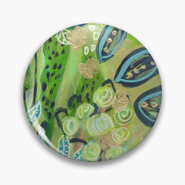 Item preview, Green under water feeling Abstract Foliage  designed and sold by Sara's Art Shop.