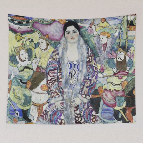 Item preview, Portrait of Friederike Maria Beer by Gustav Klimt (1916) – Fine Art Tribute designed and sold by EmeraldeaArt.
