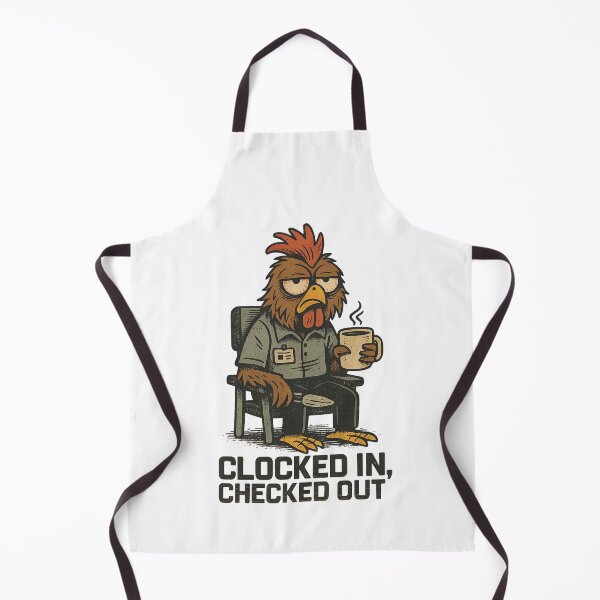 Item preview, Clocked In Checked Out Rooster designed and sold by Vitalka-uk.