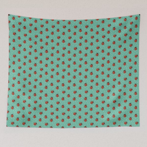 Item preview, Ladybugs on blue designed and sold by reneesillus.