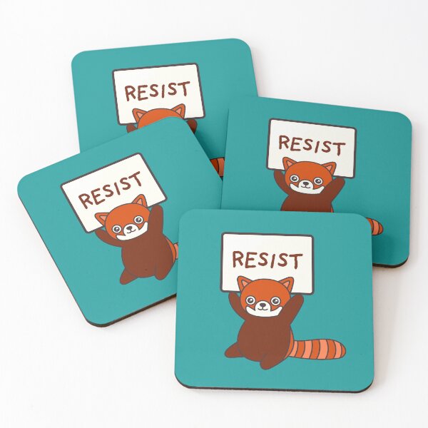 Item preview, Resist red panda designed and sold by Bookboned.