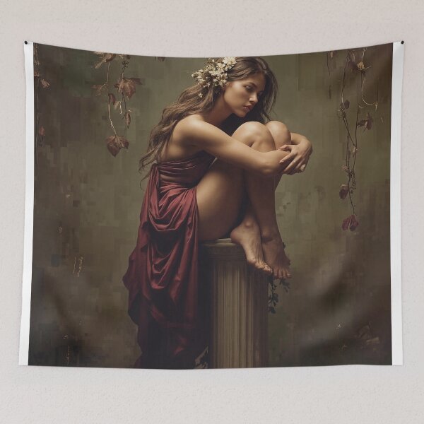 Item preview, Melancholy of the Autumn Muse designed and sold by oanaunciuleanu.