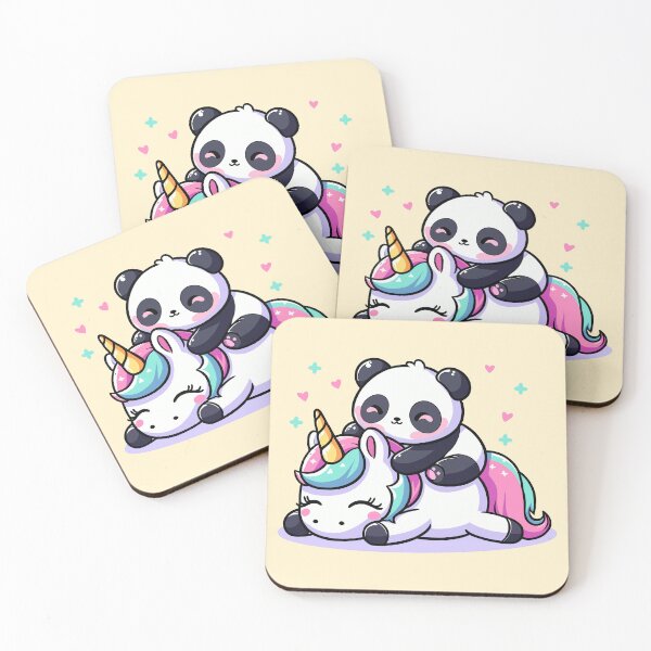 Item preview, Panda Hugging a Unicorn designed and sold by Ghost on Toast.