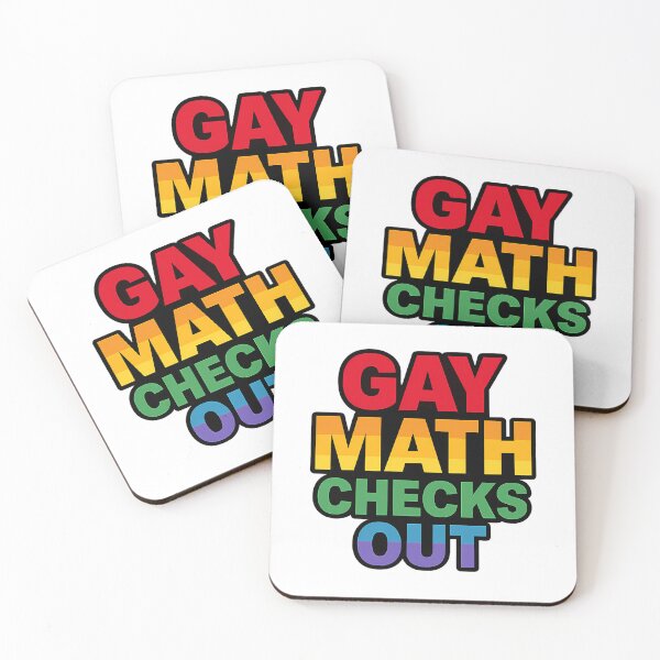 Item preview, Gay Math Checks Out – Bold Pride Statement designed and sold by Haus Of Sin.