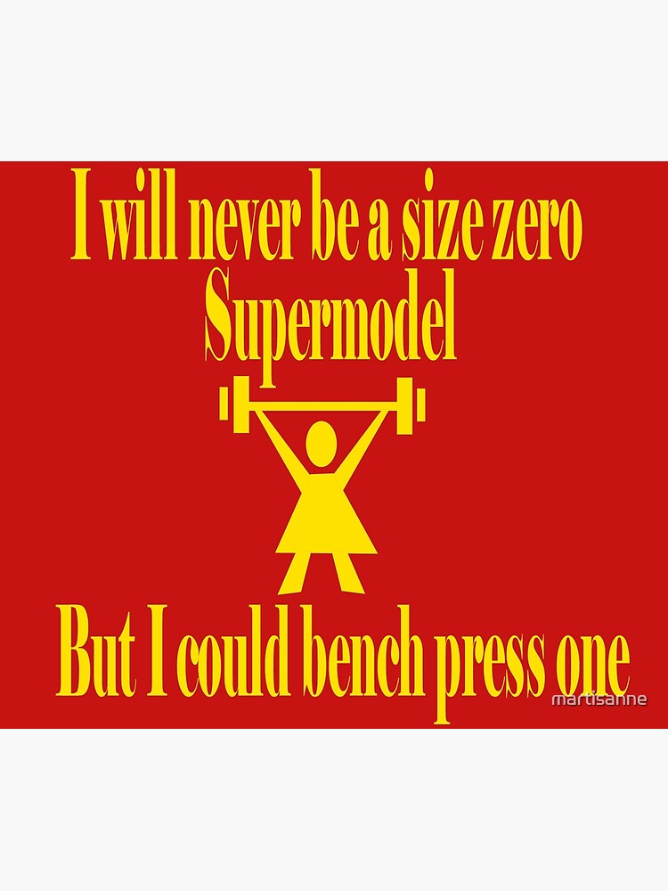 Bench Press a Supermodel in Gold by martisanne