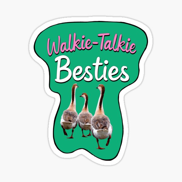 Aperçu de l'œuvre Talkie-walkie Besties Oies créée et vendue par TheDreamerWren.