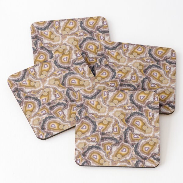 Item preview, Agate Mineral Floral Abstract Pattern  designed and sold by ArtDesignTp.