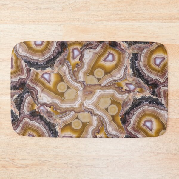 Item preview, Agate Mineral Floral Abstract Pattern  designed and sold by ArtDesignTp.