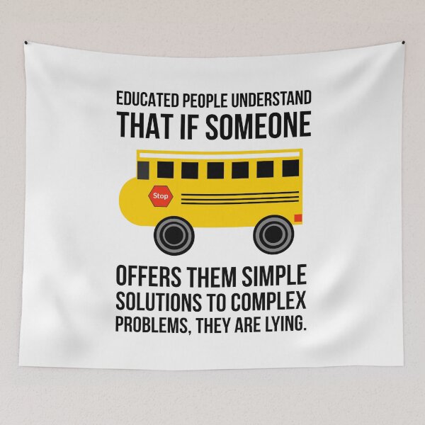 Item preview, Educated people understand  designed and sold by Rachel the Artist .