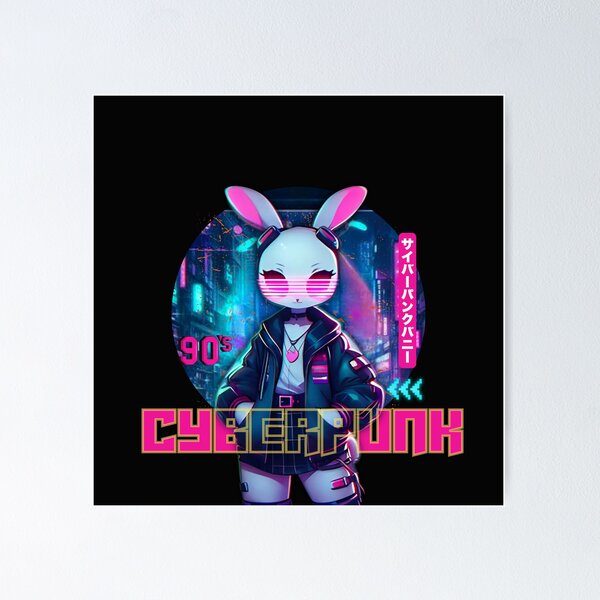 Item preview, 90's cyberpunk Bunny designed and sold by Abby Store.