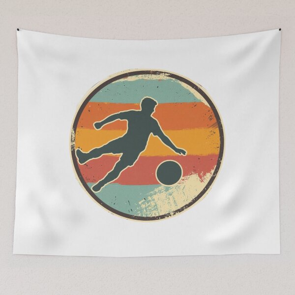 Item preview, Retro Soccer Kick – Vintage Football Art for Sports Lovers designed and sold by JenniferCreaArte .