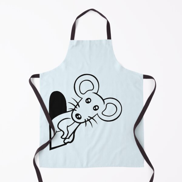 Item preview, Mouse looks out of a Wall Hole Pet Rat Cute Funny designed and sold by shirt-o-mat.