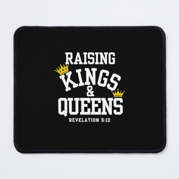 Item preview, Raising Kings and Queens Christian Mom and Dad Varsity font designed and sold by Neeshki.