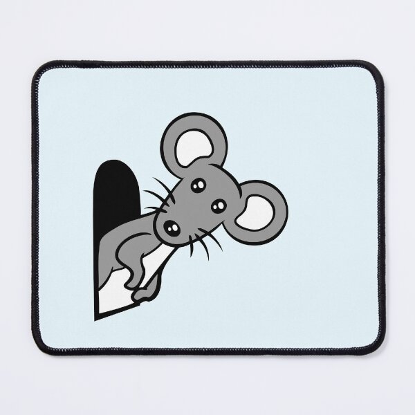 Item preview, Mouse looks out of a Wall Hole Pet Rat Cute Funny designed and sold by shirt-o-mat.