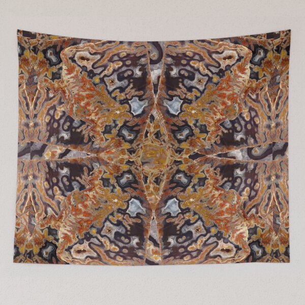 Item preview, Agate Mineral Butterfly Inspired Abstract Pattern designed and sold by ArtDesignTp.