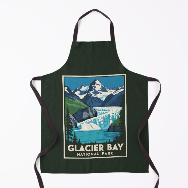 Item preview, Ilustración vintage del Parque Nacional Glaciar, Canadá designed and sold by GoodOldVintage.