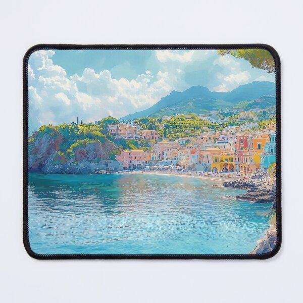 Item preview, Ischia Coastline in Morning Light designed and sold by daila70.