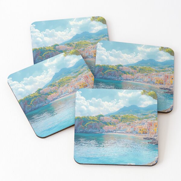 Item preview, Ischia Coastline in Morning Light designed and sold by daila70.
