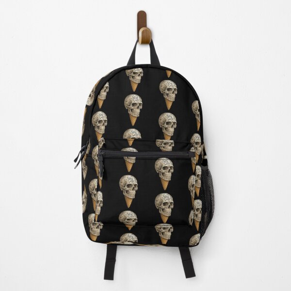 Item preview, Tattooed Skull in an Ice Cream Cone designed and sold by LaNadaYFundante.