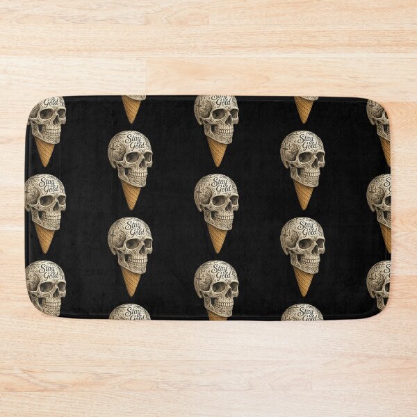 Item preview, Tattooed Skull in an Ice Cream Cone designed and sold by LaNadaYFundante.