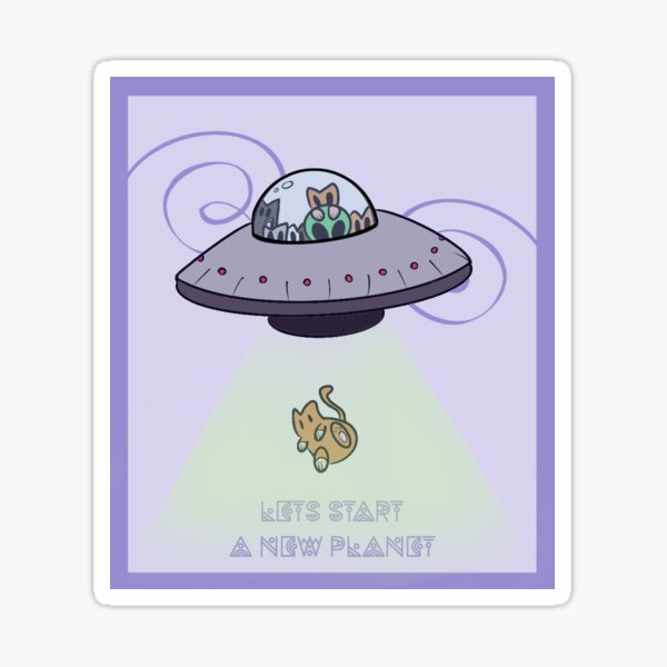 Item preview, Let’s Start a New Planet designed and sold by Collage-cake.