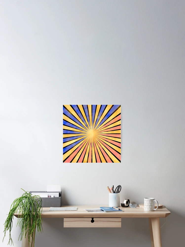 Thumbnail 2 of 3, Poster, Light Rays designed and sold by ViaARTfactory.