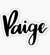 Paige Sticker