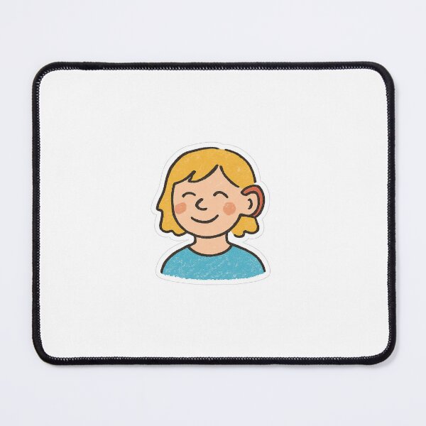Item preview, Hearing Aid Doodle Sticker – Disability Pride designed and sold by Queer Designs.