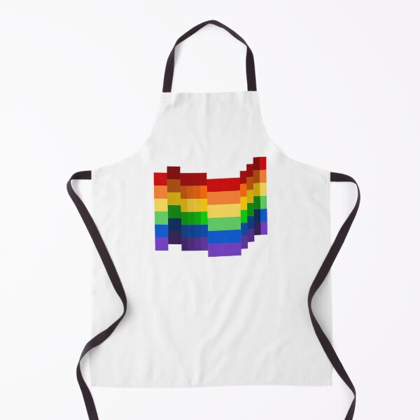 Item preview, Pixel Pride Flag Rainbow designed and sold by HarveyHandcraftsandDesigns.