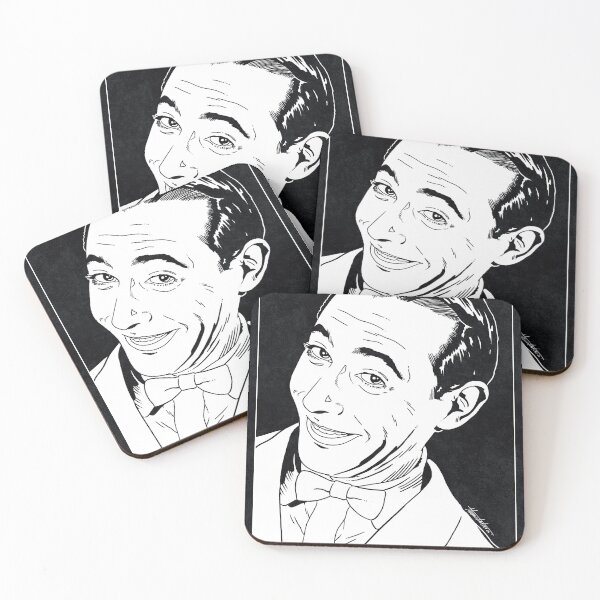 Item preview, PEE-WEE HERMAN (Black and White) designed and sold by FamousWeirdosRB.