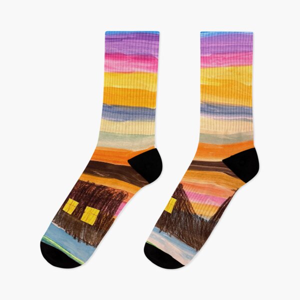 Item preview, Rainbow sky over the city designed and sold by artbyefi.
