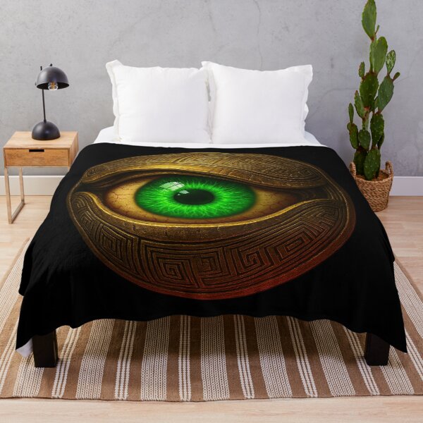 Item preview, Icon of Envy Evil Eye Biomechanical Green Eyeball designed and sold by hauntedtees.