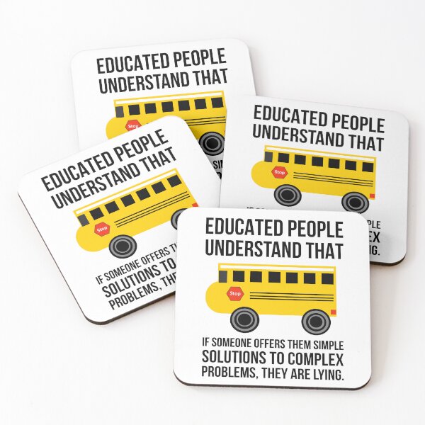Item preview, Educated people understand  designed and sold by Rachel the Artist .