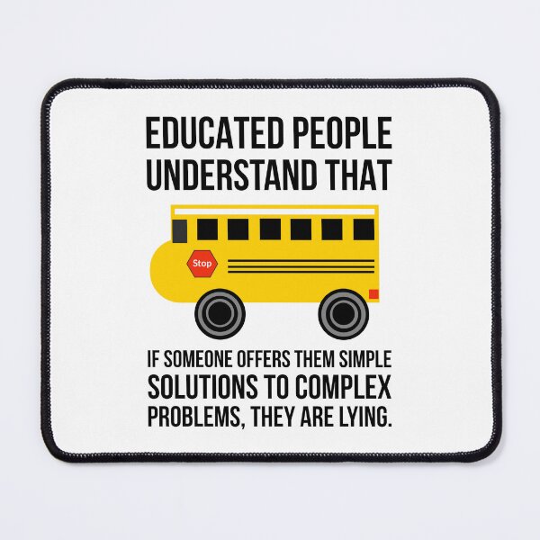 Item preview, Educated people understand designed and sold by Rachel the Artist .
