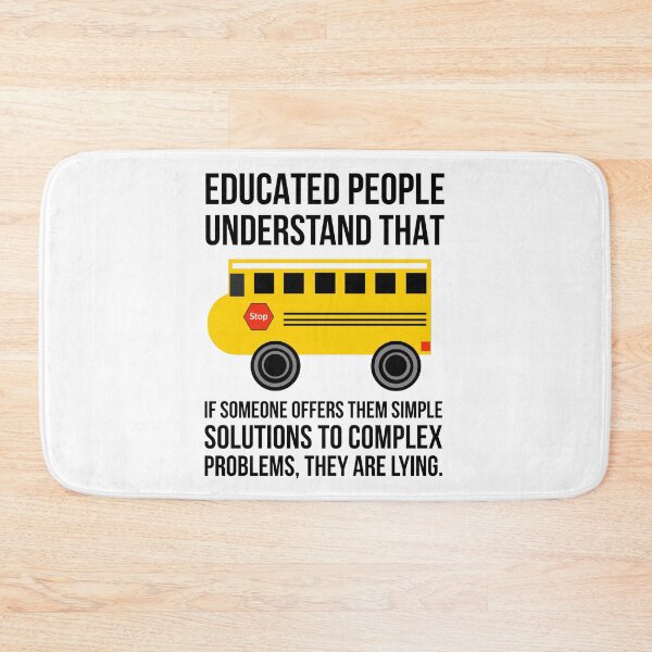 Item preview, Educated people understand  designed and sold by Rachel the Artist .