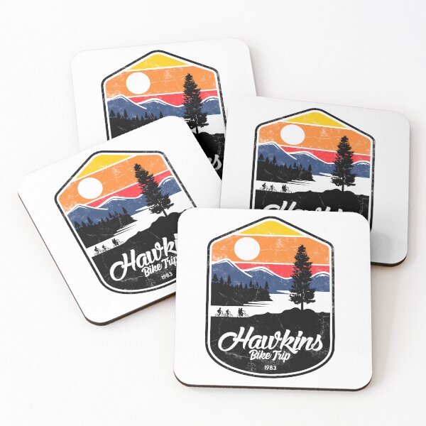 Item preview, Hawkins Bike Trip – 1983 Adventure Patch designed and sold by Eoli Studio.