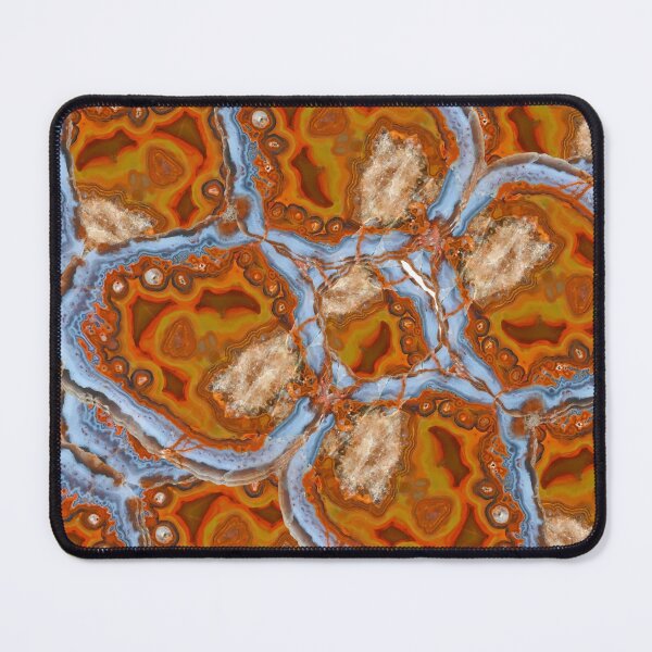 Item preview, Agate Mineral Flower Pattern designed and sold by ArtDesignTp.