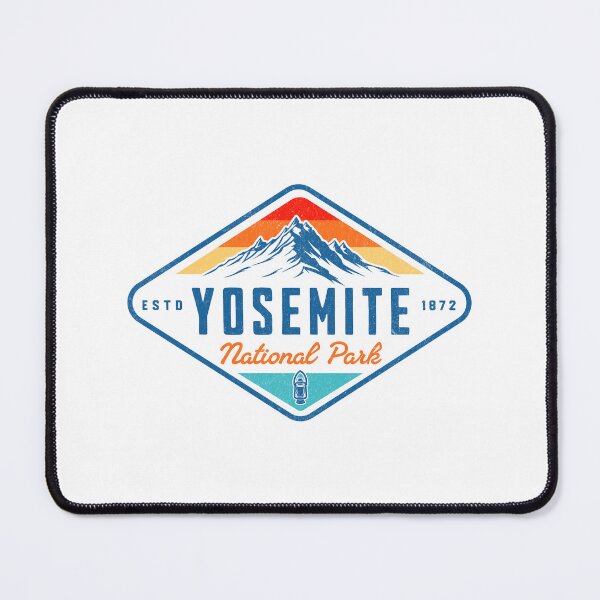 Item preview, Yosemite National Park Vintage Mountains designed and sold by Guarddogdrive.