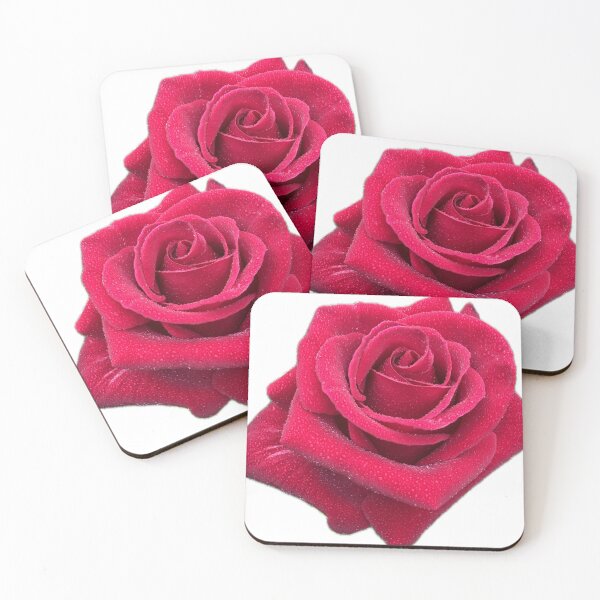 Item preview, Velvety Red Rose with Dew – Romantic Floral Photography designed and sold by RhyAndBlues.