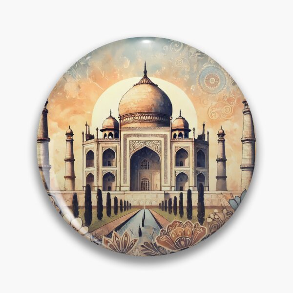 Item preview, Patterns - World Landmarks Taj Mahal designed and sold by BreezyDawnDesigns.