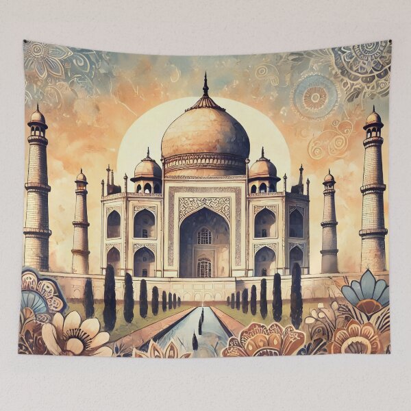 Item preview, Patterns - World Landmarks Taj Mahal designed and sold by BreezyDawnDesigns.