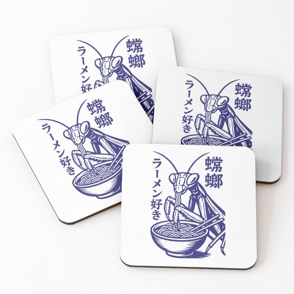Item preview, Mantis eats Ramen Japanese aesthetic designed and sold by PrestonSquires.