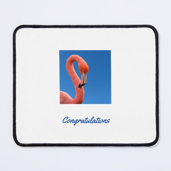 Item preview, CONGRATULATIONS, CARD, PINK FLAMINGO designed and sold by AASparksDesigns.