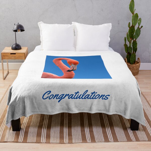 Item preview, CONGRATULATIONS, CARD, PINK FLAMINGO designed and sold by AASparksDesigns.